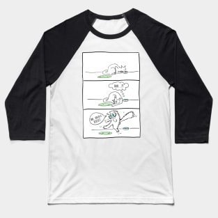 Cat V Cucumber Baseball T-Shirt